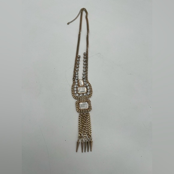 Elegant Gold & Black Statement Necklace – Pre-Owned - Picture 10 of 11